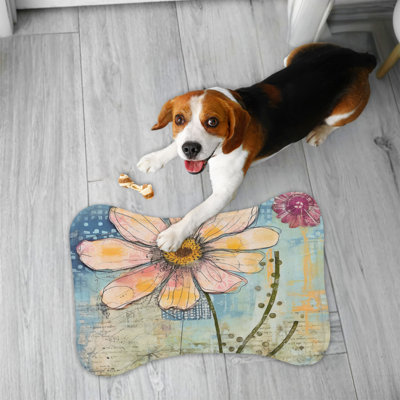 Tapis de table en forme d'os patiné - 1 pièce
