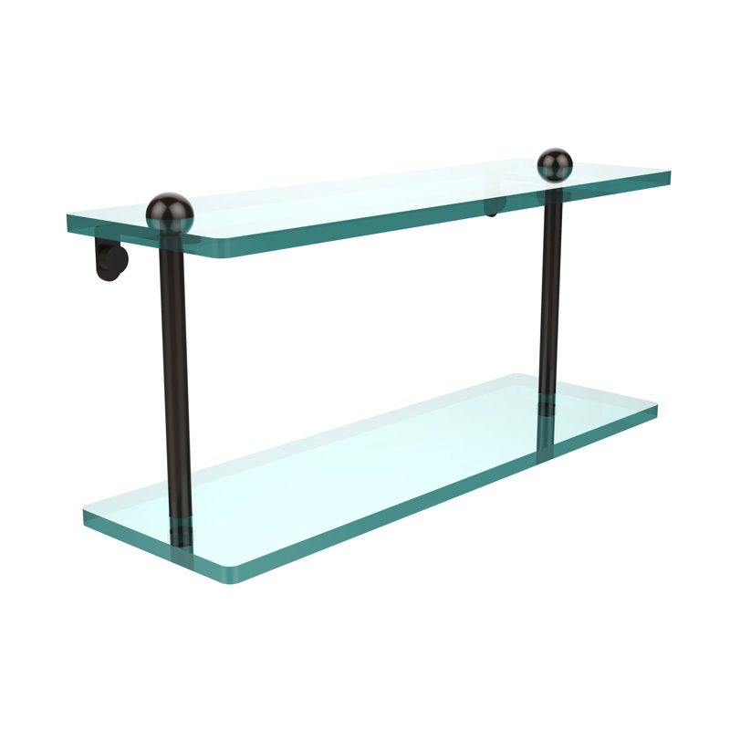 Morosini 2 Piece Tiered Shelf, 16", Oil Rubbed Bronze