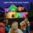 100FT Permanent Eave String Lights, RGB+IC LED Lights with App & Remote Control, 100 Scene Modes, IP67 Waterproof, Indoor Outdoor Decor Lights for Christmas, Halloween, Holiday and Daily Use-2074873616