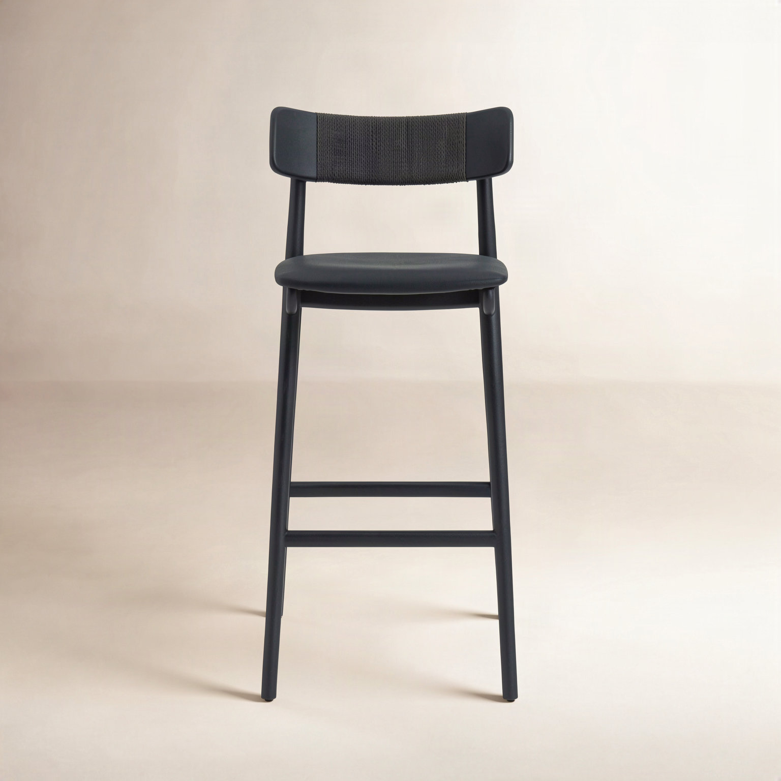 Sakina Bar and Counter Stool, Black, Bar Stool (31.5" Seat Height