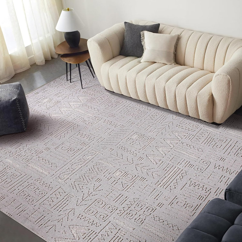 Lightweight Area Rugs Low Pile Bedroom Rug Non Slip Floor Mat Indoor Hallway Carpet Pads LP001, Rectangle 200 x 290 cm 