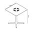 Toledo Aire Outdoor Square Dining Table-1816668174