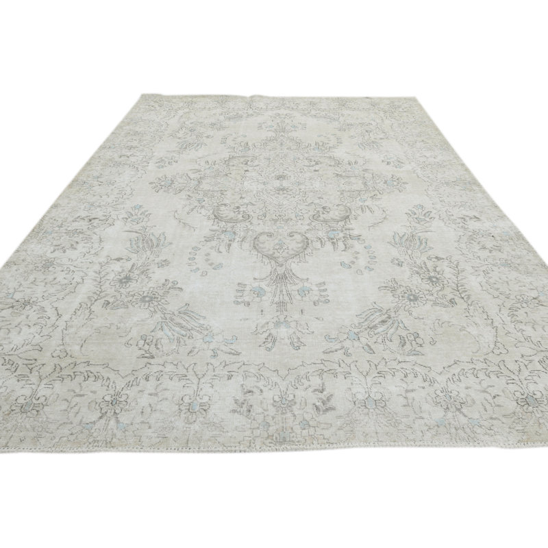 Tapis oriental vintage délavé à la main 7 x 10 Deyjah