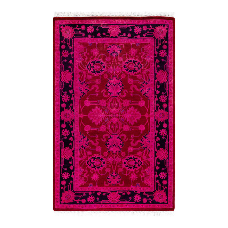 Fine Vibrance One-of-a-Kind 2'8" X 4'3" Hand Knotted Area Rug