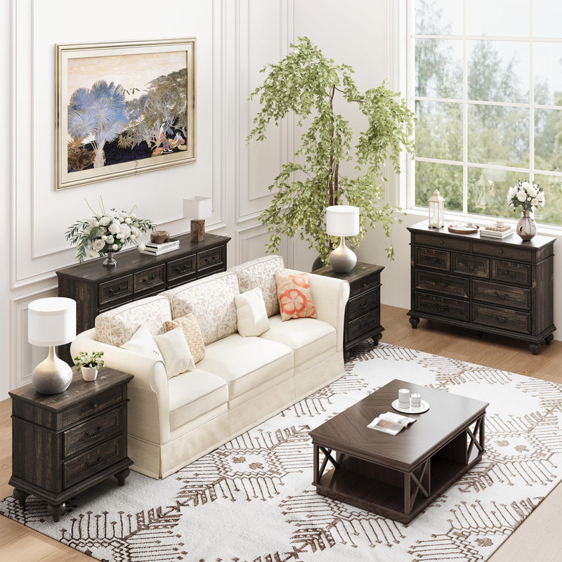 Buffet de 61,81 po Classic Classic, Brun