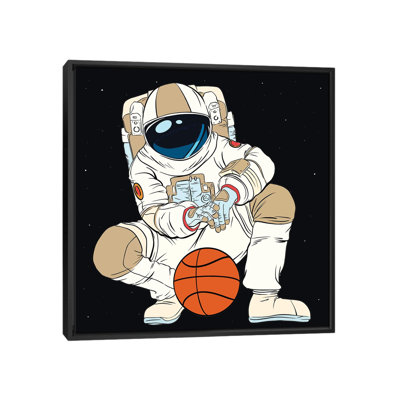 «Play Basketball Astronaut» par - Toile tendue