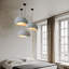 Luminaire suspendu simple gris clair Prim 1-14276946
