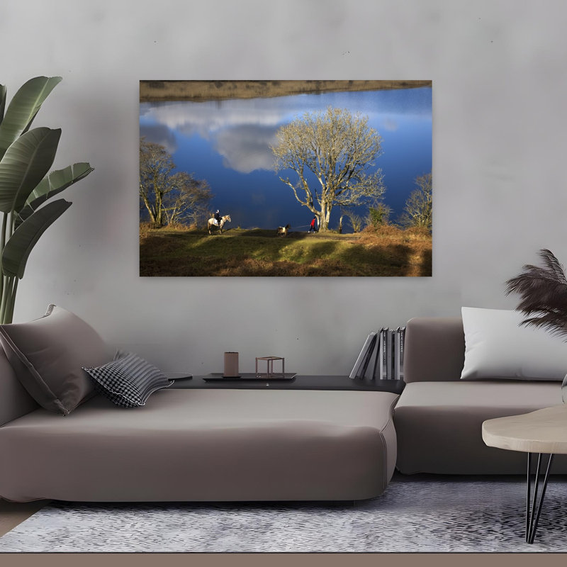 «Carrickavantry Reservoir», comté de Waterford, Irlande, H 32 po x l 48 po