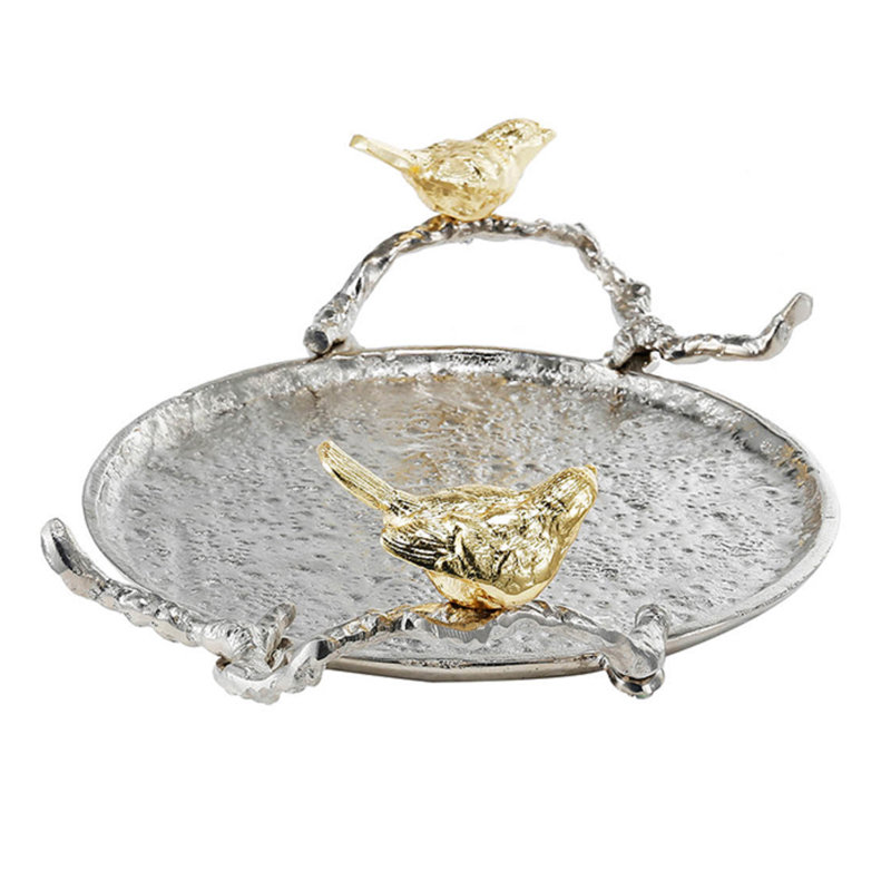Jakius Metal Tray, 4.5" H x 14" W x 9.5" D