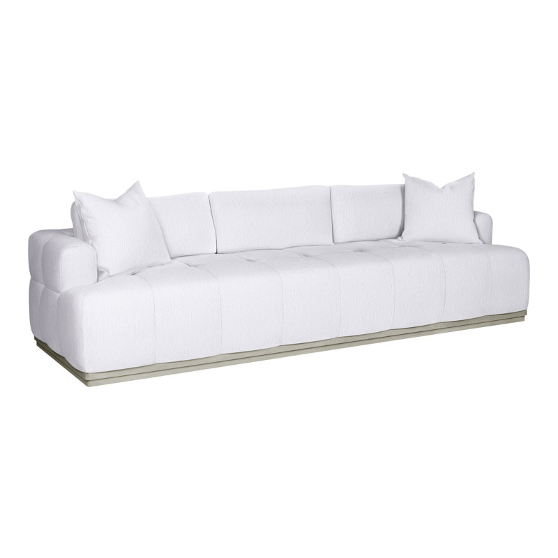 Thom Filicia Home Tufted Sofa, Navada Snow, Wrenn