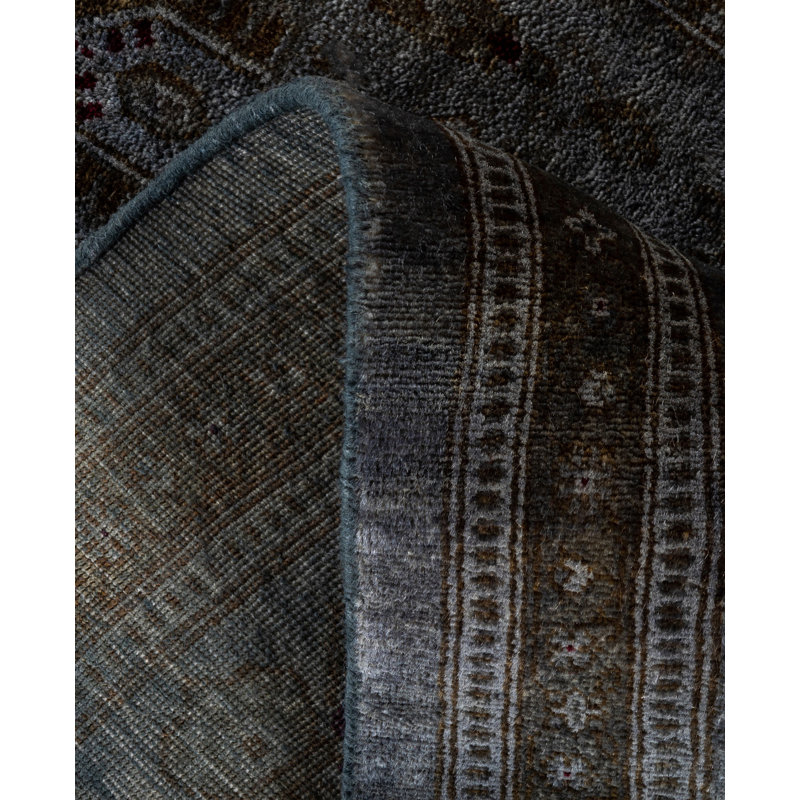 Overdyed One-of-a-Kind 8' 1" X 8' 1" Hand Knotted Area Rug
