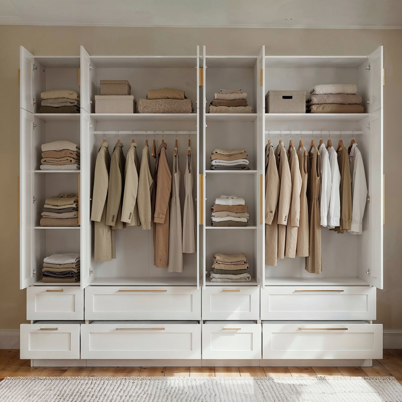 Grande armoire l 94,4 po, Blanc