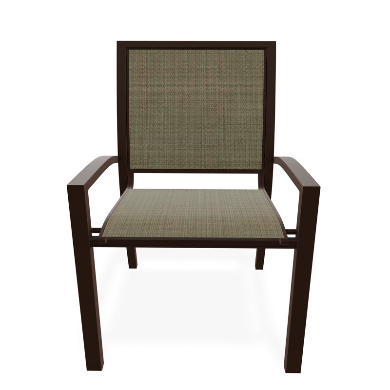 Chaise de café empilable Kendall, Kona, Pierre Elevation