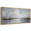 Aspen Birch Winter Birch Trees Silver and Gold Nature Landscape, reproduction d'art sur toile-111176101-98041995