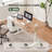 Electric Height Adjustable Standing Desk with Round Tube Column-979077955-979077952