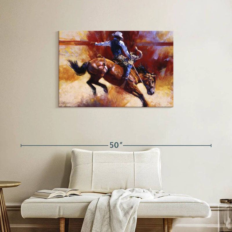 Sireci Yeehaw, 24" H x 36" W