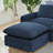29.13" Wide Chenille Soft-upholstered Square Standard Ottoman-1761641415