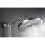 Shower Compound With 10" Rain Showerhead, 4 Hand Shower, Adjustable Slide Pin And Soap Tray In Brushed Nickel Blend Wire