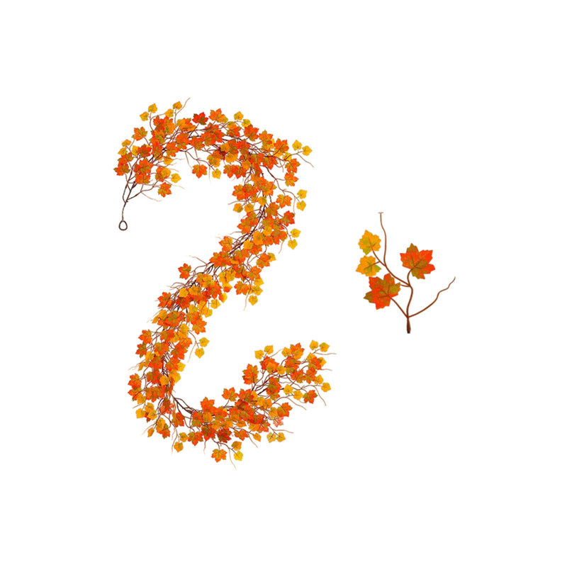  Feuilles d'érable artificielles d'Halloween, A