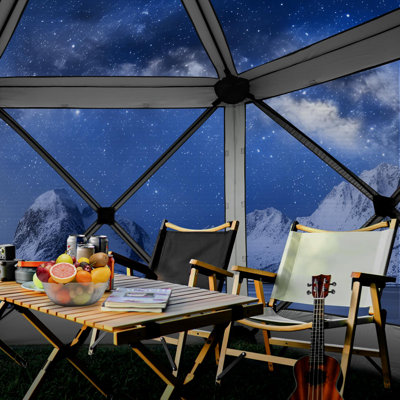 Starry Sky Top, 12 pi x 12 pi, camping portatif avec moustiquaires