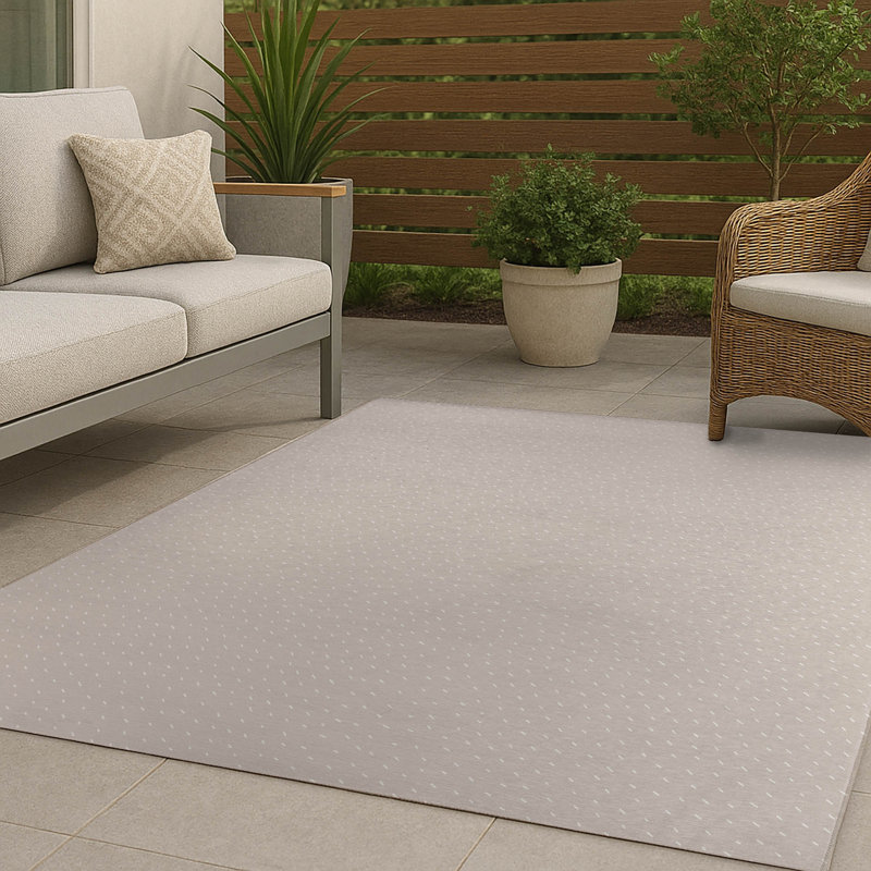 Tapis d'extérieur antidérapant Paulie, Rectangulaire 2 pi x 3 pi