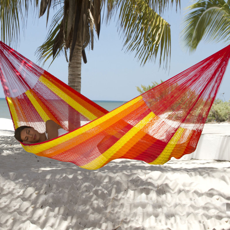 Hamac de camping en nylon simple Itzel, Tequila Sunrise