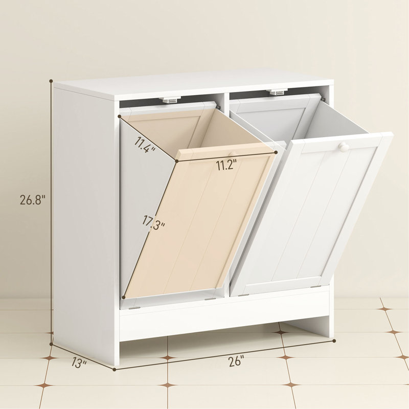 Armoire à linge dissimulée, armoire de rangement inclinable