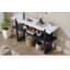 Console Retro Elegant avec plateau effet marbre-1254421