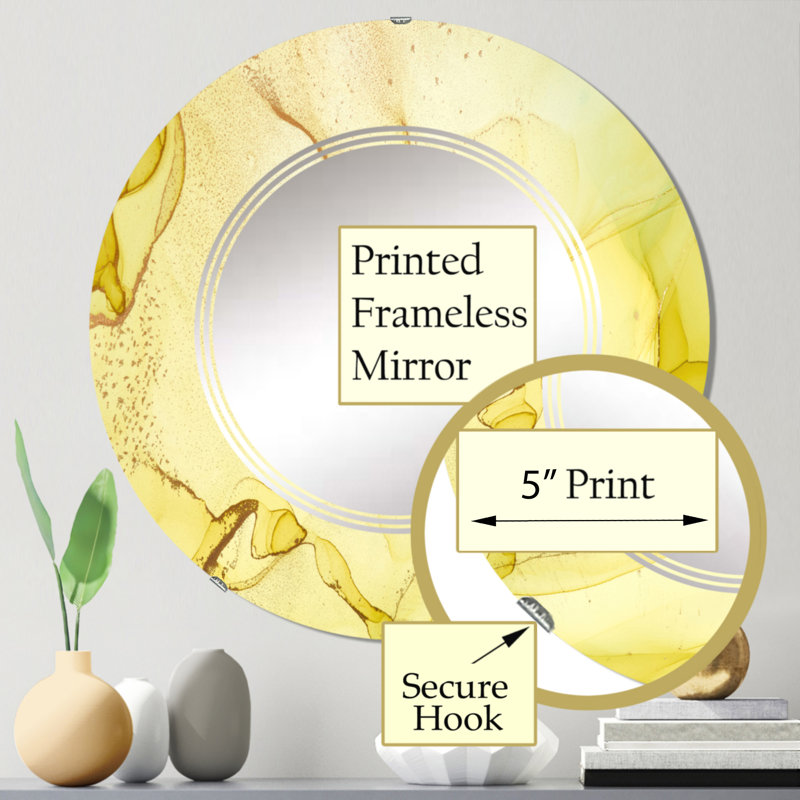 Miroir de salle de bain sans cadre, 24 po x 24 po