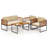 Leventis 4 - Person Patio Conversation Set with Cushions