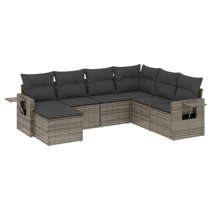 Vidaxl Garden Sofa Set Grey