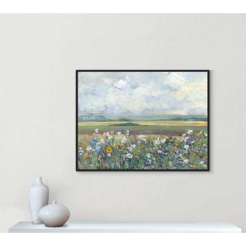 Far Afield Print by Sally Swatland, 37.5" H x 49.5" W, Black