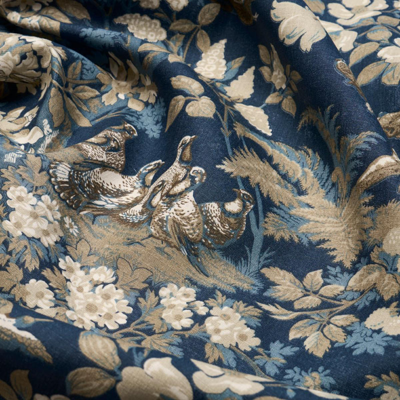Tissu Hound Meadow, Indigo