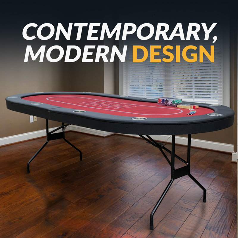 84" Fourth Street Texas Hold'em Poker Table