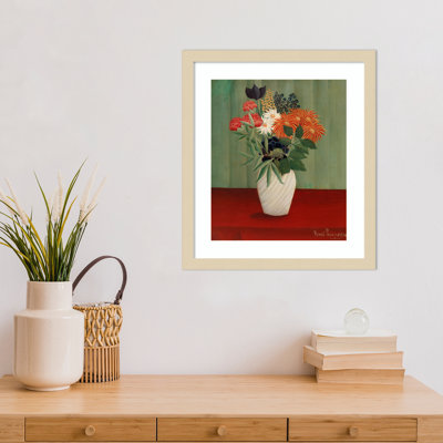 "Bouquet de fleurs" par Henri Rousseau