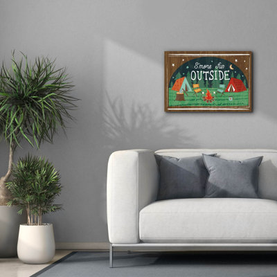 «Comfy Camping 7» par Melissa Averinos, art mural sur toile