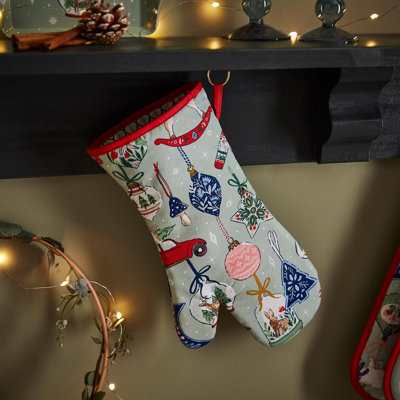 Ulster Weavers Christmas Ornaments 100% Cotton Oven Glove