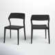Farrah Outdoor Stacking Dining Side Chair