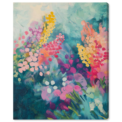 Lively Limb Patterns Canvas Vibrant Floral by Art Remedy