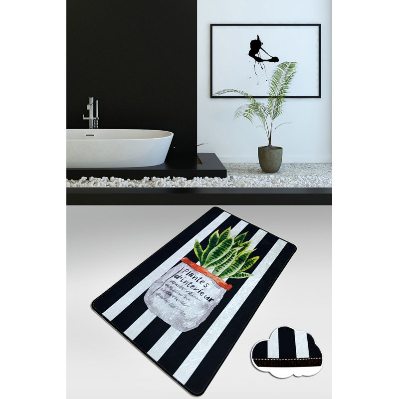 Tapis de bain Brickey, H 0,4 po x l 28 po x L 47 po