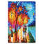 Autumn Trees In The Park - No Frame Print on Canvas-98483320