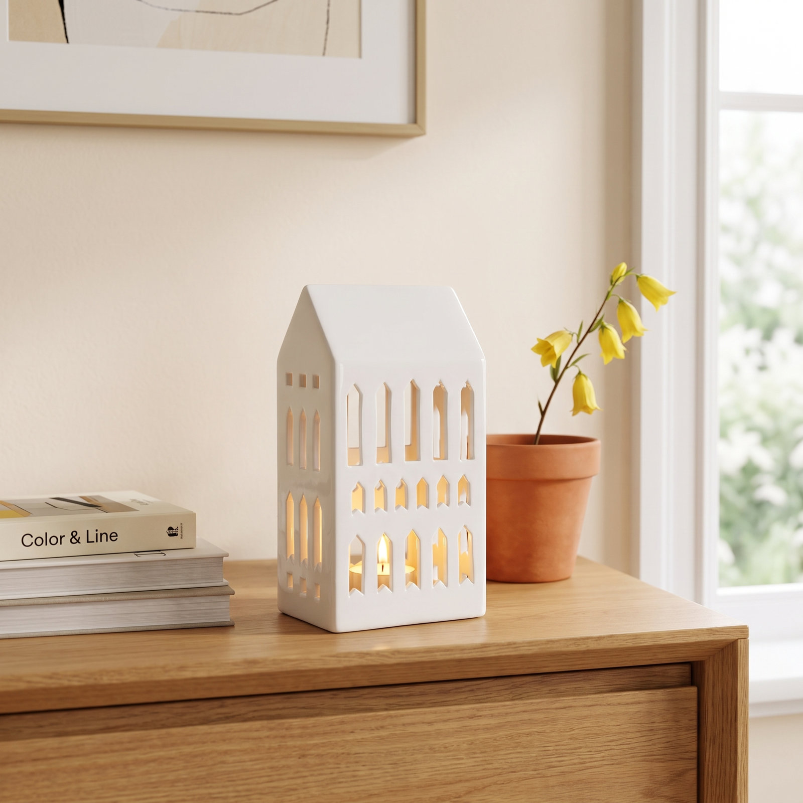 Urbania Ceramic Lantern Holder