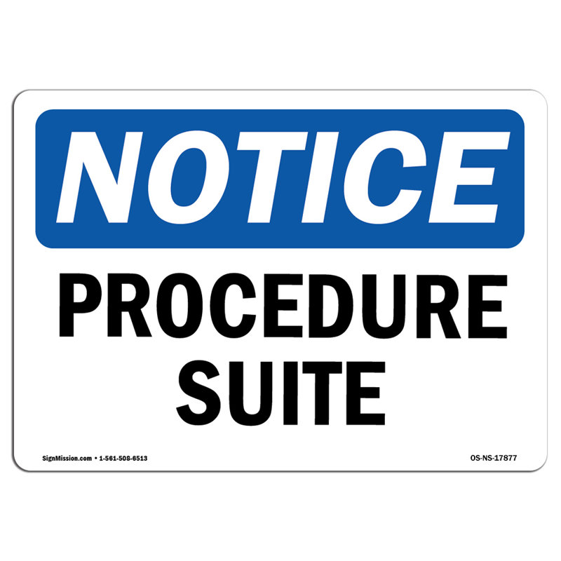 Procedure Suite Sign