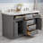 Bruning 60" Carrara Engineered Marble Countertop Bath Vanity with Faucet-1619385171-1619385175