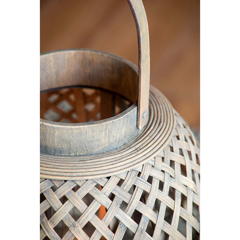 Lanterne conique en bois Coconio