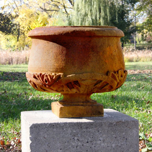 Pot de fleurs en fiberstone urn
