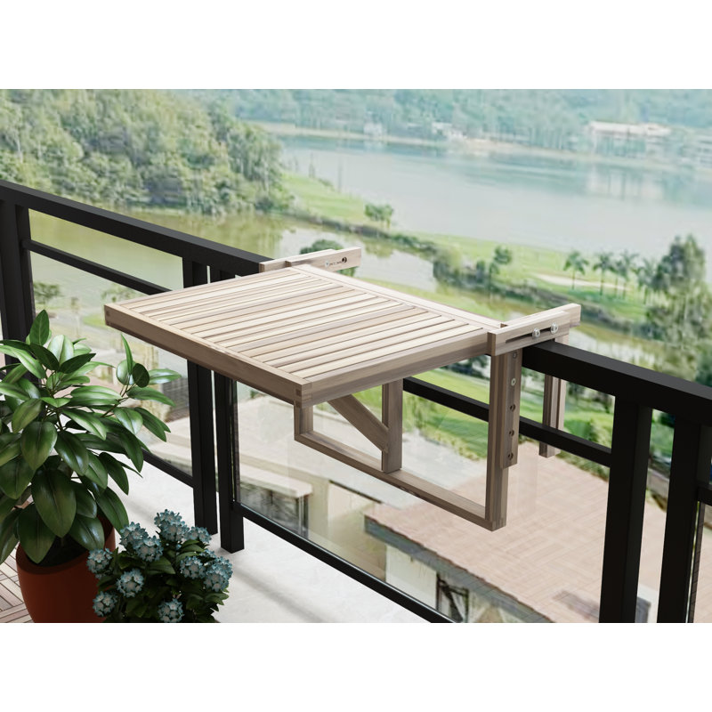 Table de balcon pliante Bottorff, Blanc organique