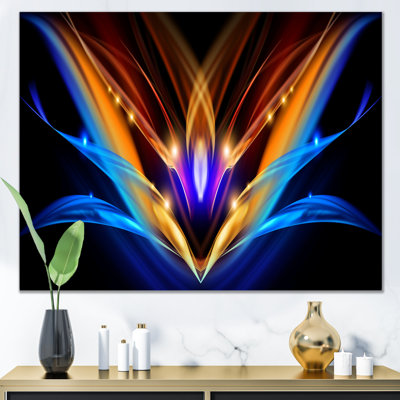 Œuvre d'art moderne sur toile