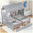 Jindalee Solid Wood Shared Twin Storage Bed-800780084