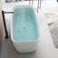 Baignoire de trempage autoportante en acrylique L 59 po x l 29 po-75692752
